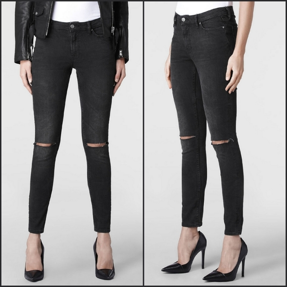 All Saints Denim - All Saints Templin Kenta Skinny Jean 28